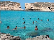 Niebieska woda na Malcie